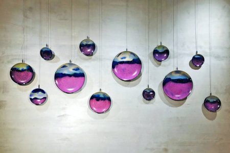 一組十件 紫薰圓盤 (2)