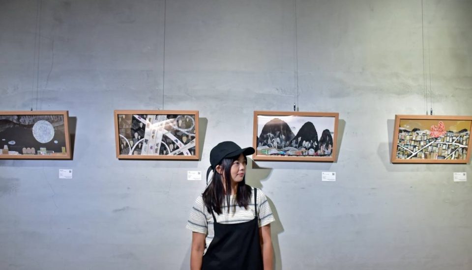 林廉恩複合拼貼創作展-回家