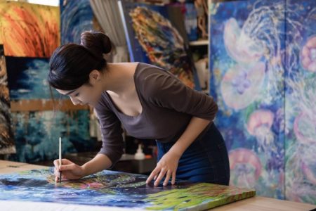 圖4 天成文旅-華山町《海霧之境》創作個展藝術家